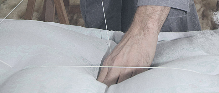 laboratorio produzione materassi in lana